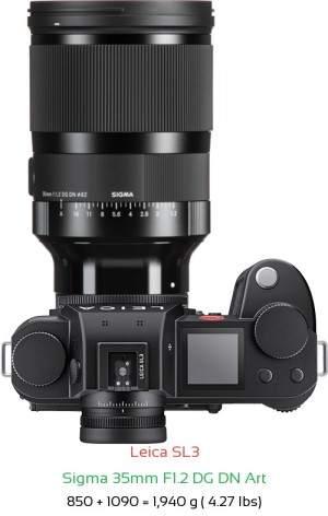 Leica SL3 Camera and Sigma 35mm F2 DG DN Lens
