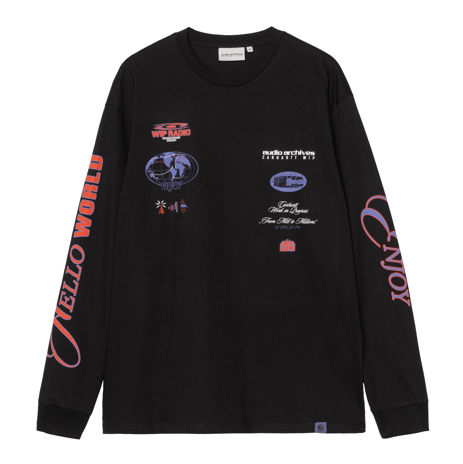 オーディオアーカイブスWIPロングスリーブ Tシャツ