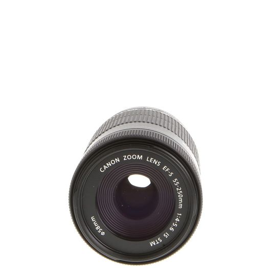 Canon EF-S 55-250mm f/4-5.6 IS STM Autofocus APS-C Lens, Black {58}
