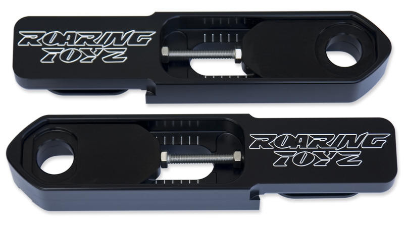 Kawasaki ZX14 Custom Billet Bolt On Swingarm Extensions Roaring
