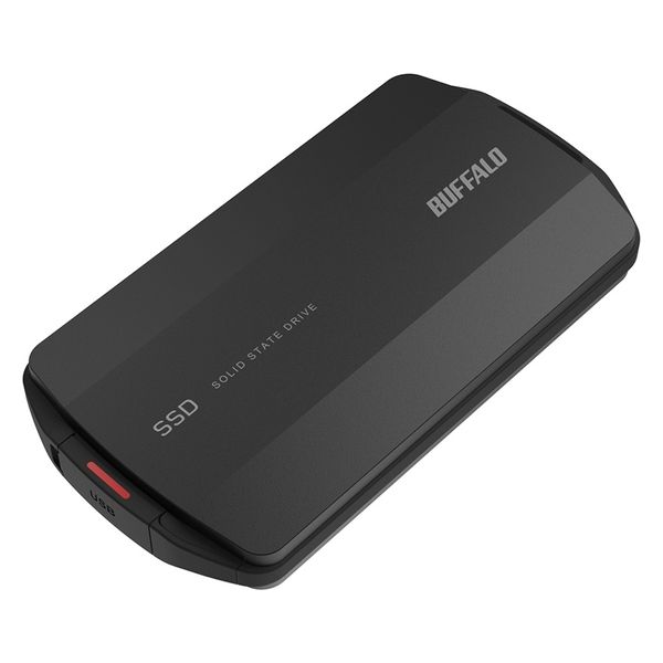 バッファロー ポータブルSSD 2TB SSD-PHP2.0U3-BA 1台 - アスクル
