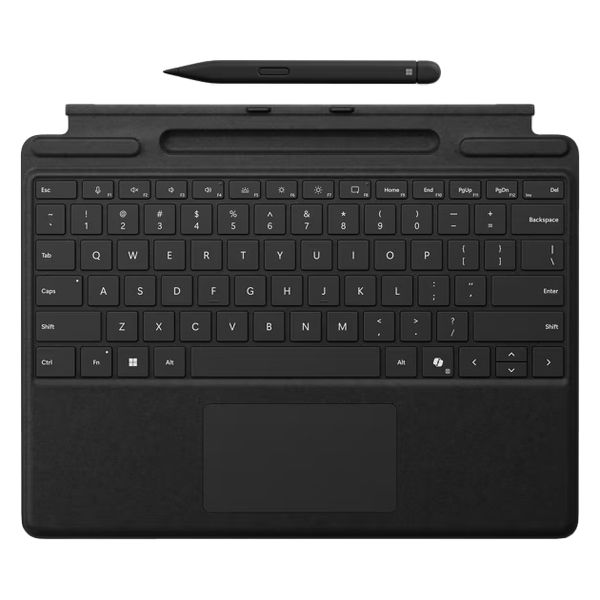 マイクロソフト Surface Pro キーボード スリム ペン 付き ブラック