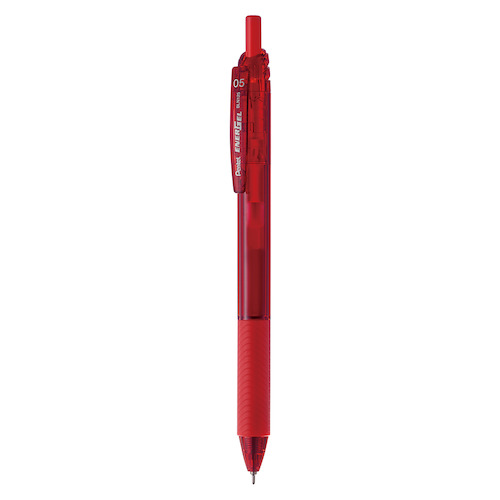 ぺんてる（Pentel） エナージェル エス 0.5mm BLN125−B 赤｜【ハンズ