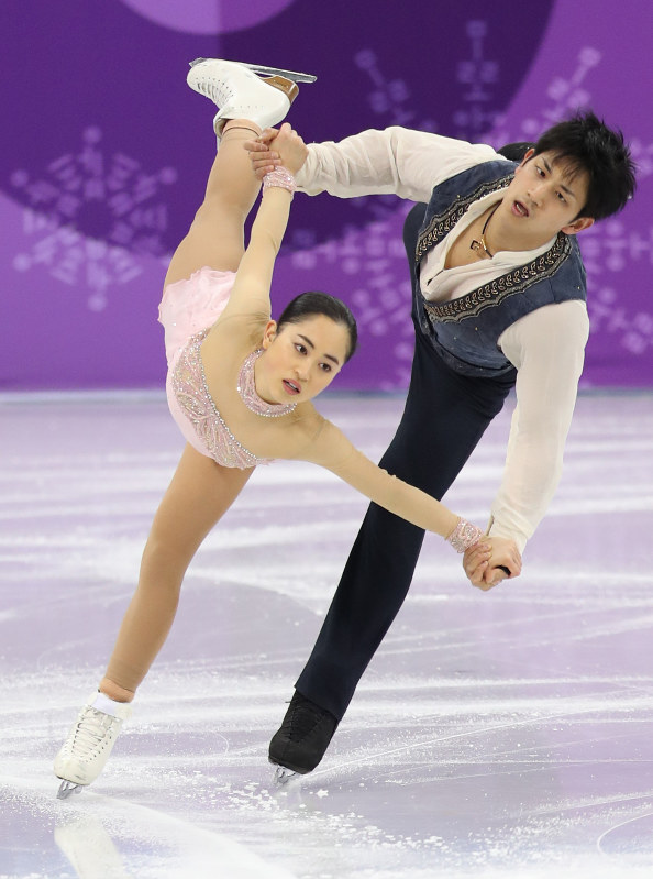 五輪フィギュア：団体ペアフリー 須崎、木原組5位 | 毎日新聞