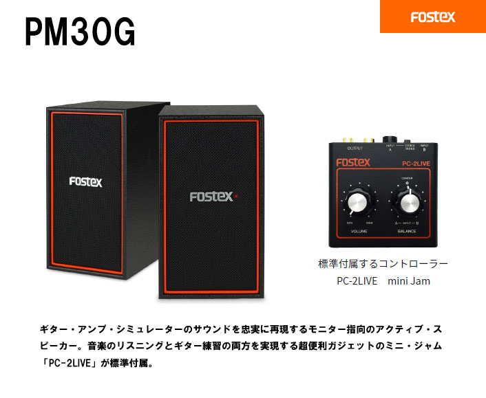 FOSTEX/フォステクス 【完了】PM30G プレイヤーズ・モニタースピーカー