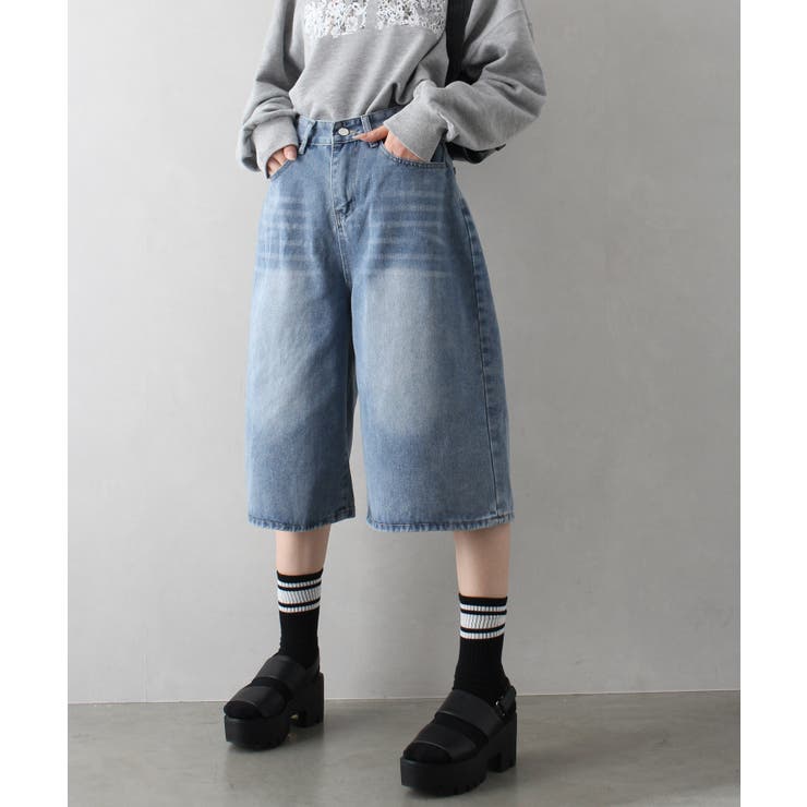 デニムハーフパンツ[品番：SPRW0010432]｜SpRay（スプレイ）の