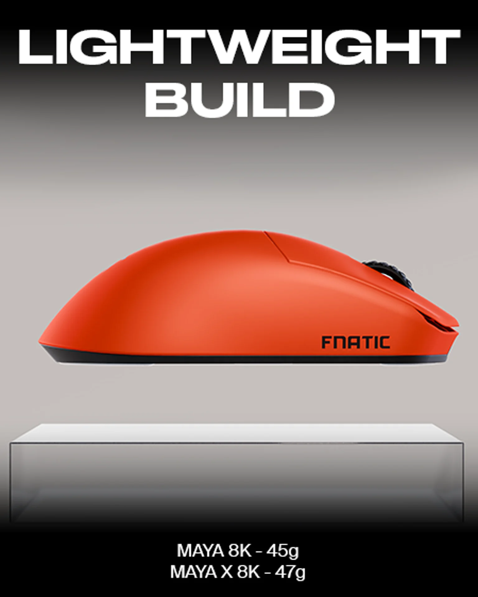 Fnatic x Lamzu Maya 8K Wireless Gaming Mouse – Respawn Gaming Tech