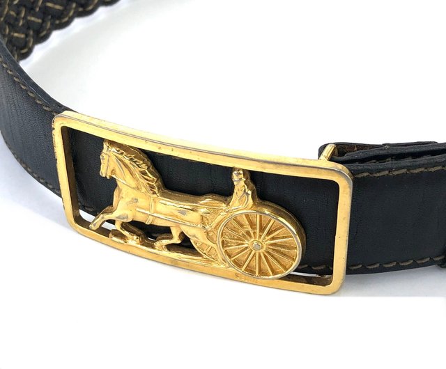 日本直送 名牌中古包 】CELINE セリーヌ 馬車 ホースキャリッジ