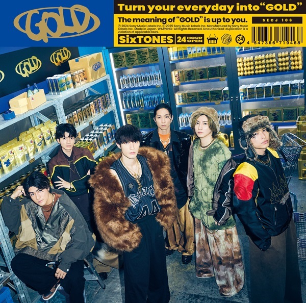 SixTONES、2025年1月15日リリースの5thアルバム『GOLD』ノンストップ