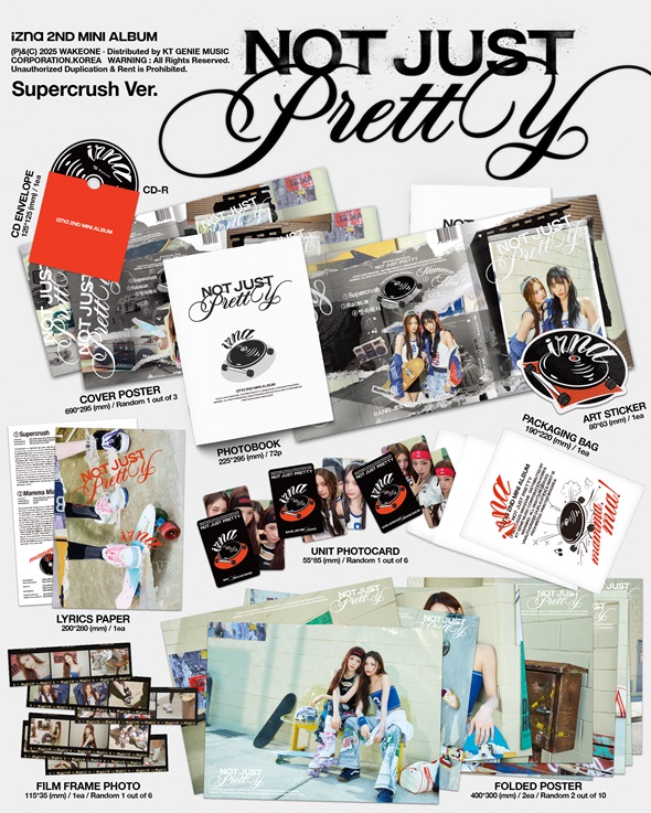 izna 2nd Mini Album 『Not Just Pretty』日本限定特典付きで発売 限定