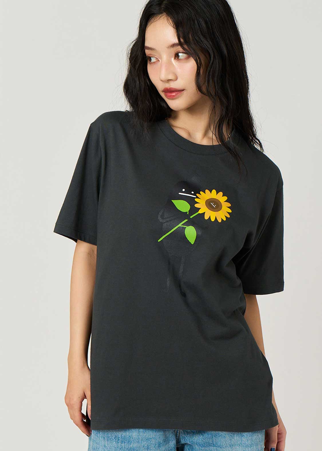 ヒマワリビューティフルシャドー｜Tシャツ｜ユニセックス｜グラニフ