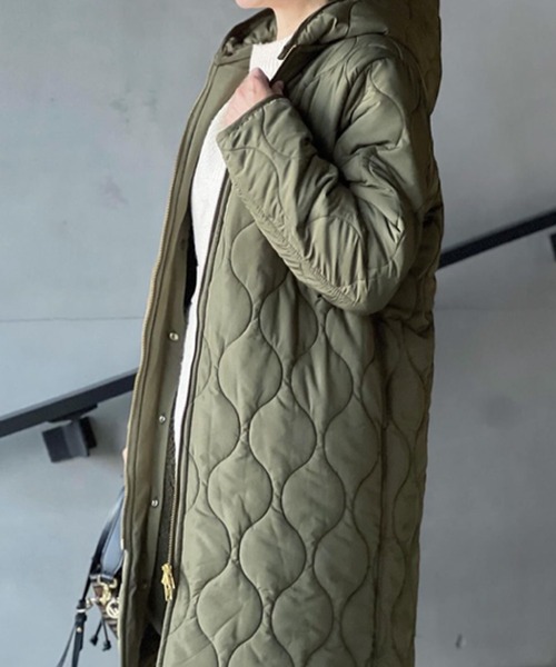 美シルエット3wayキルティングフードコート Emma Taylor│STYLEDOOR