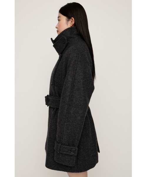 セール】STAND NECK MIDI COAT スタンドネック ミディコート 秋服 冬服