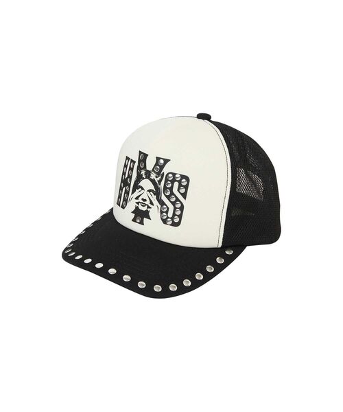 SEE NO EVIL スタッズメッシュキャップ（キャップ）｜HYSTERIC GLAMOUR