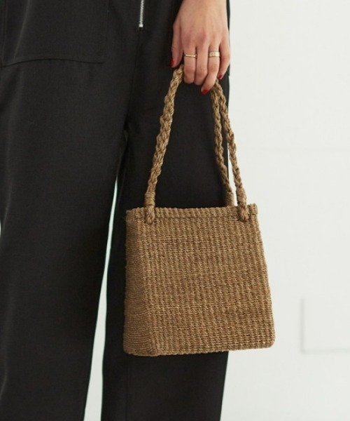 OUTERSUNSET（アウターサンセット）の「abaca basket bag mini（かご