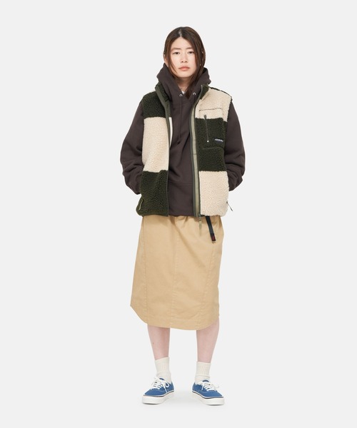Gramicci（グラミチ）の「CHECKERED SHERPA VEST | チェッカード