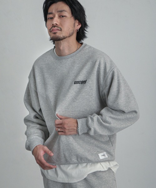 セール】【UNCORD】 CHEST ONE POINT LOGO SWEAT/ブランドロゴ ワン