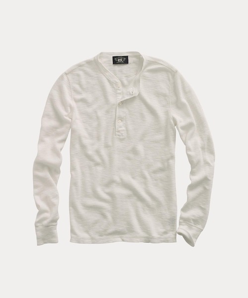 ワッフルニット コットン ヘンリー（Tシャツ/カットソー）｜RRL