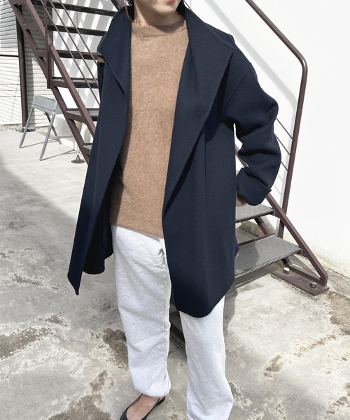 Spick & Span（スピックアンドスパン）の「W/Nyスタンドカラーリバー
