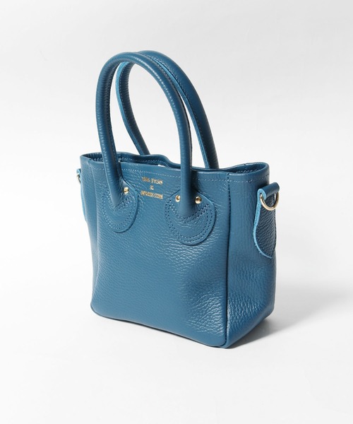 YOUNG & OLSEN/ヤングアンドオルセン EMBOSSED LEATHER D TOTE XS