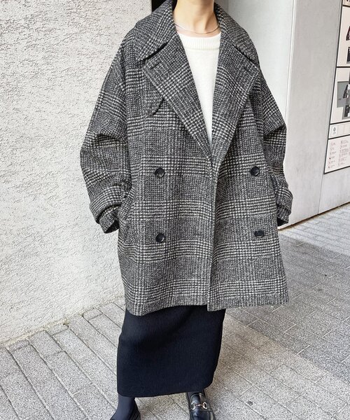 Spick & Span（スピックアンドスパン）の「Wスライバーチェックハーフ