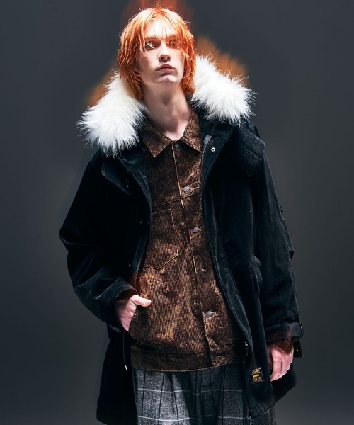 glamb（グラム）の「Corduroy Mods Coat / コーデュロイモッズコート