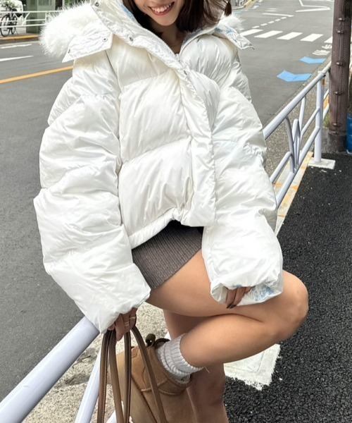 セール】リバーシブルダウンジャケット 秋服 冬服（ダウンジャケット