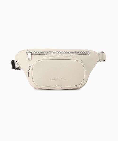 試着程度）カルバンクライン レザーウエストポーチ Calvin Klein