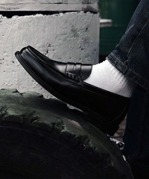 レザー コイン ローファー / 牛革 / London Shoe Make Oxford and