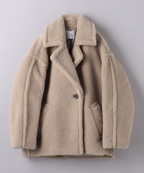 CINOH（チノ）の「＜CINOH＞ボア ミドルコート（その他アウター）」 - WEAR