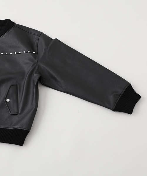 AFB / エーエフビー STUDDED BOMBER JACKET（ブルゾン）｜AFB