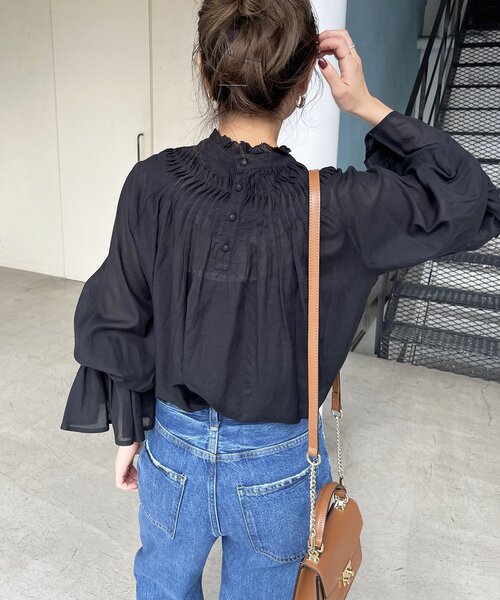 Spick & Span（スピックアンドスパン）の「コットンボイルタックフリル