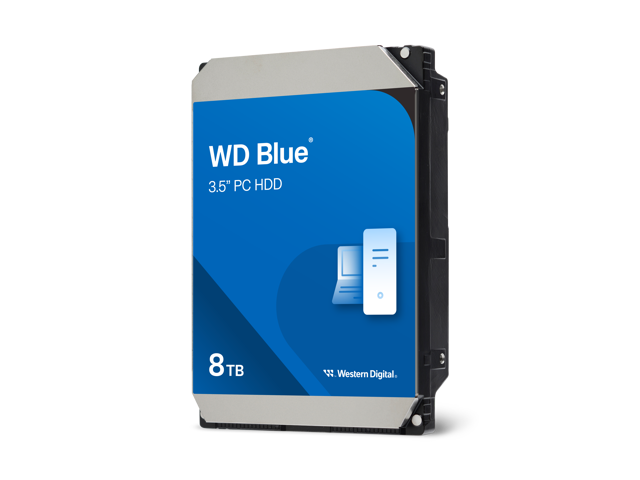 NeweggBusiness - WD Blue 8TB Desktop Hard Disk Drive - 5640 RPM