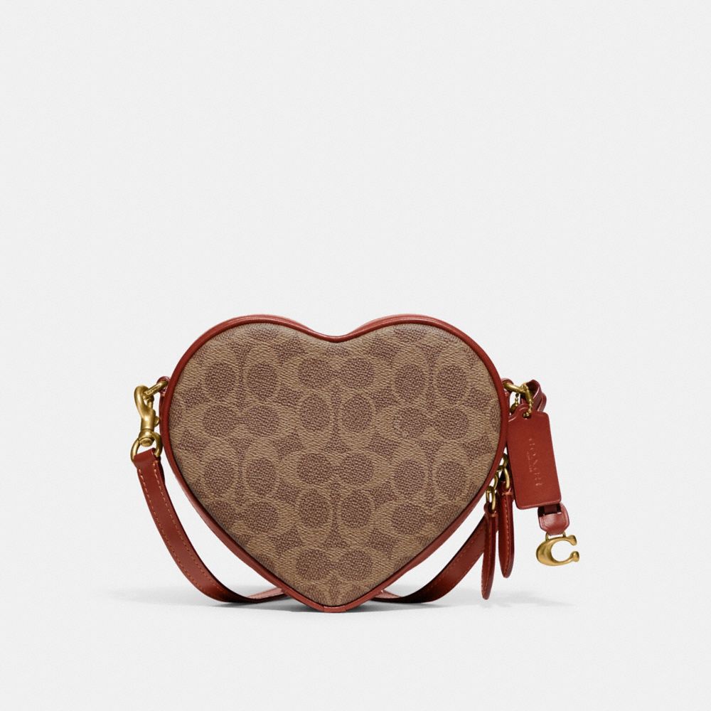 公式】COACH – コーチ | ハート クロスボディ・シグネチャー キャンバス