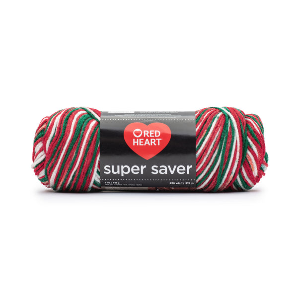 Red Heart Super Saver: Mistletoe – Color Pooling Crochet