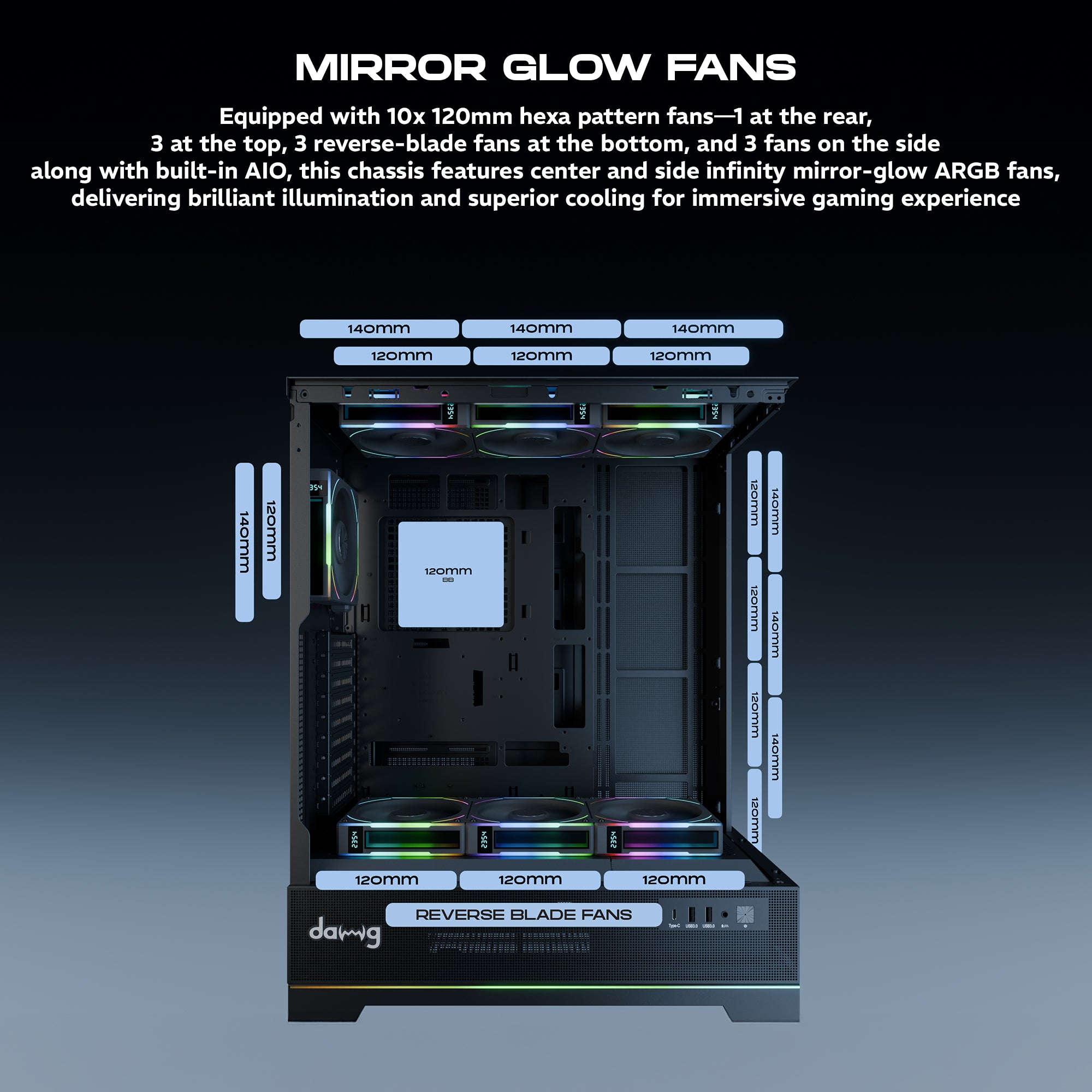 Y 990 Mid Tower Chassis | daWg