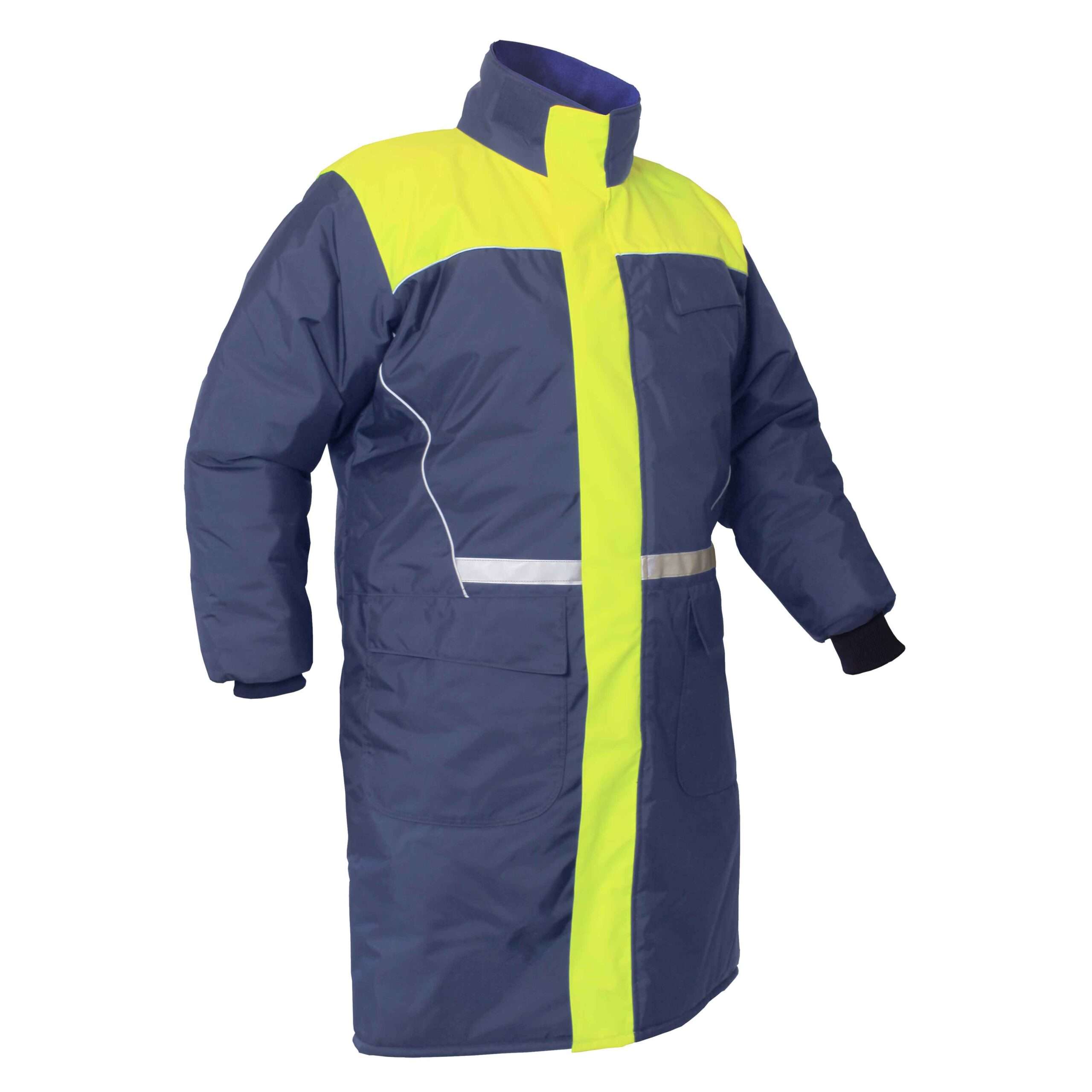 Cocoon Cold Store Long Coat - Delf | Freezer Work Wear Clothing