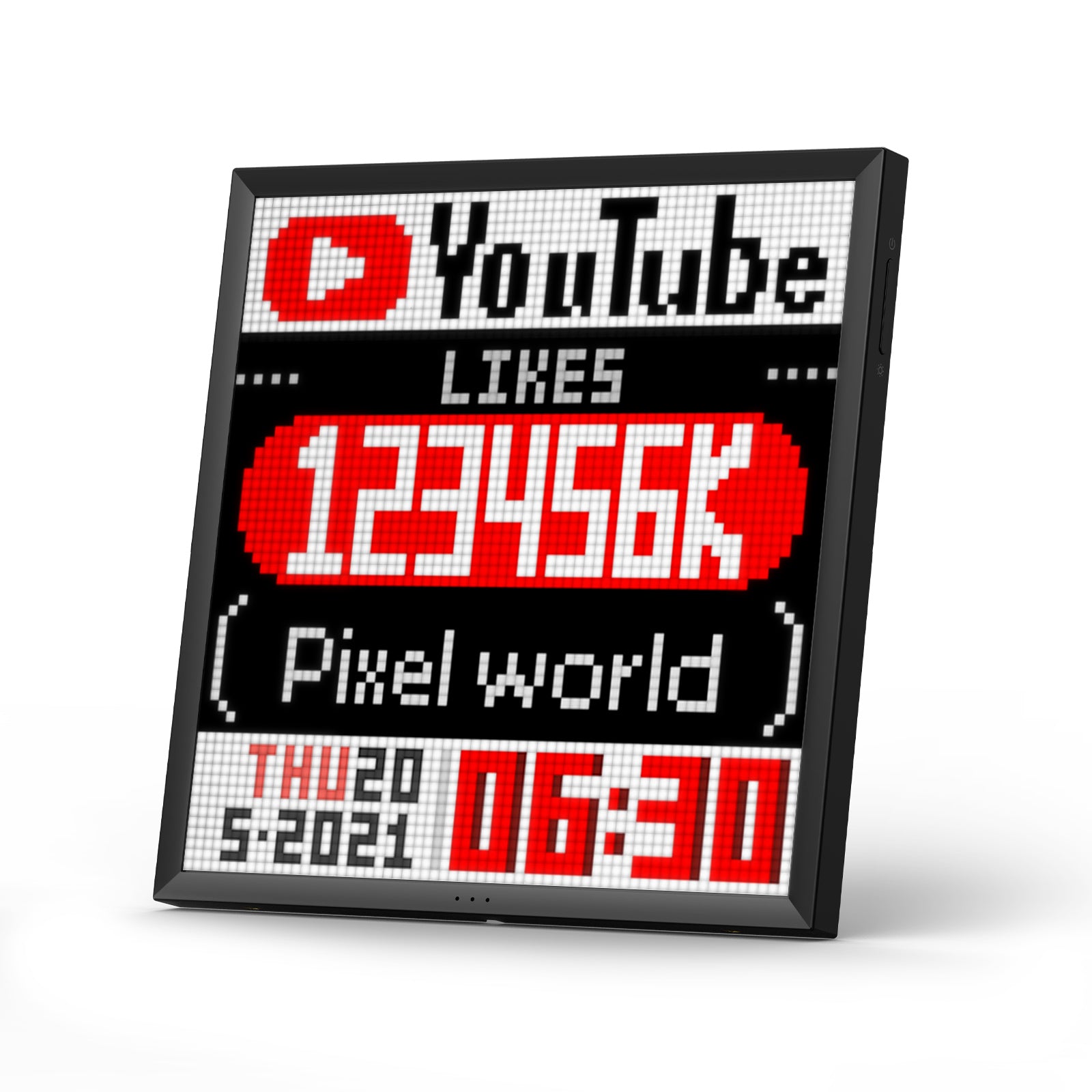 Divoom Pixoo-64 | WiFi Pixel Cloud Digital Frame | 64 X 64 LED