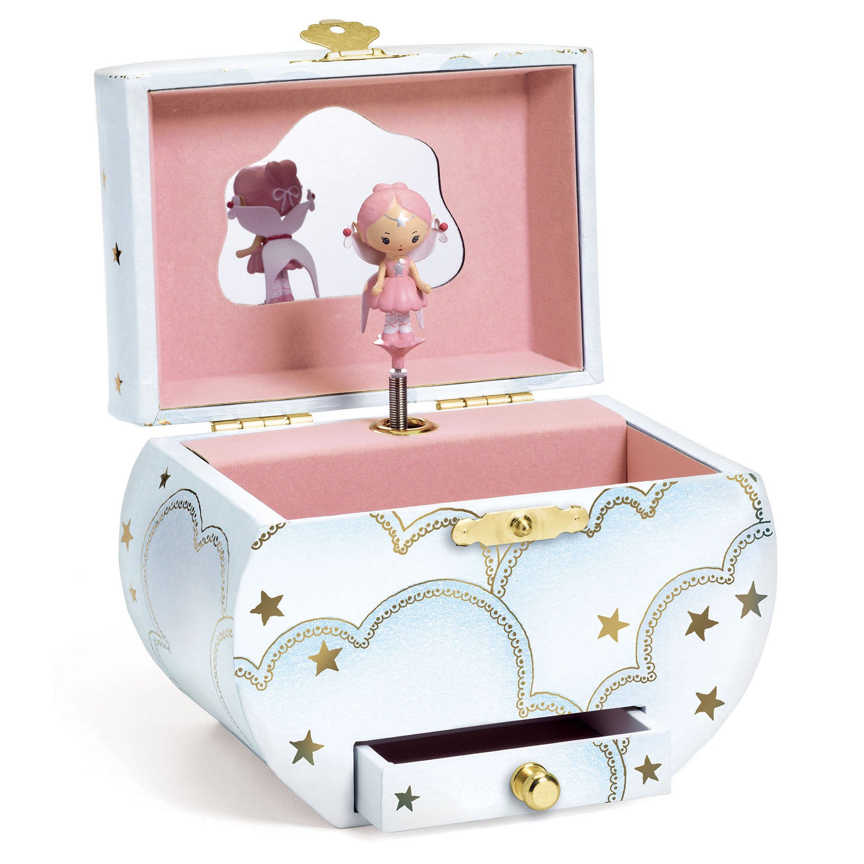 かわいい妖精が住むオルゴール付きジュエリーボックス Tinyly