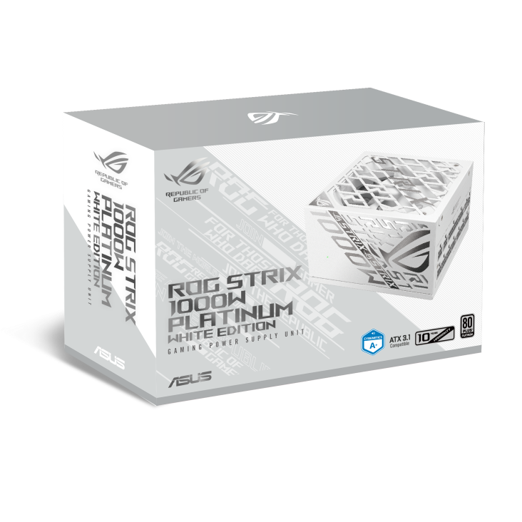 ROG Strix 1000W Platinum White Edition | ROG Strix | Gaming 電源