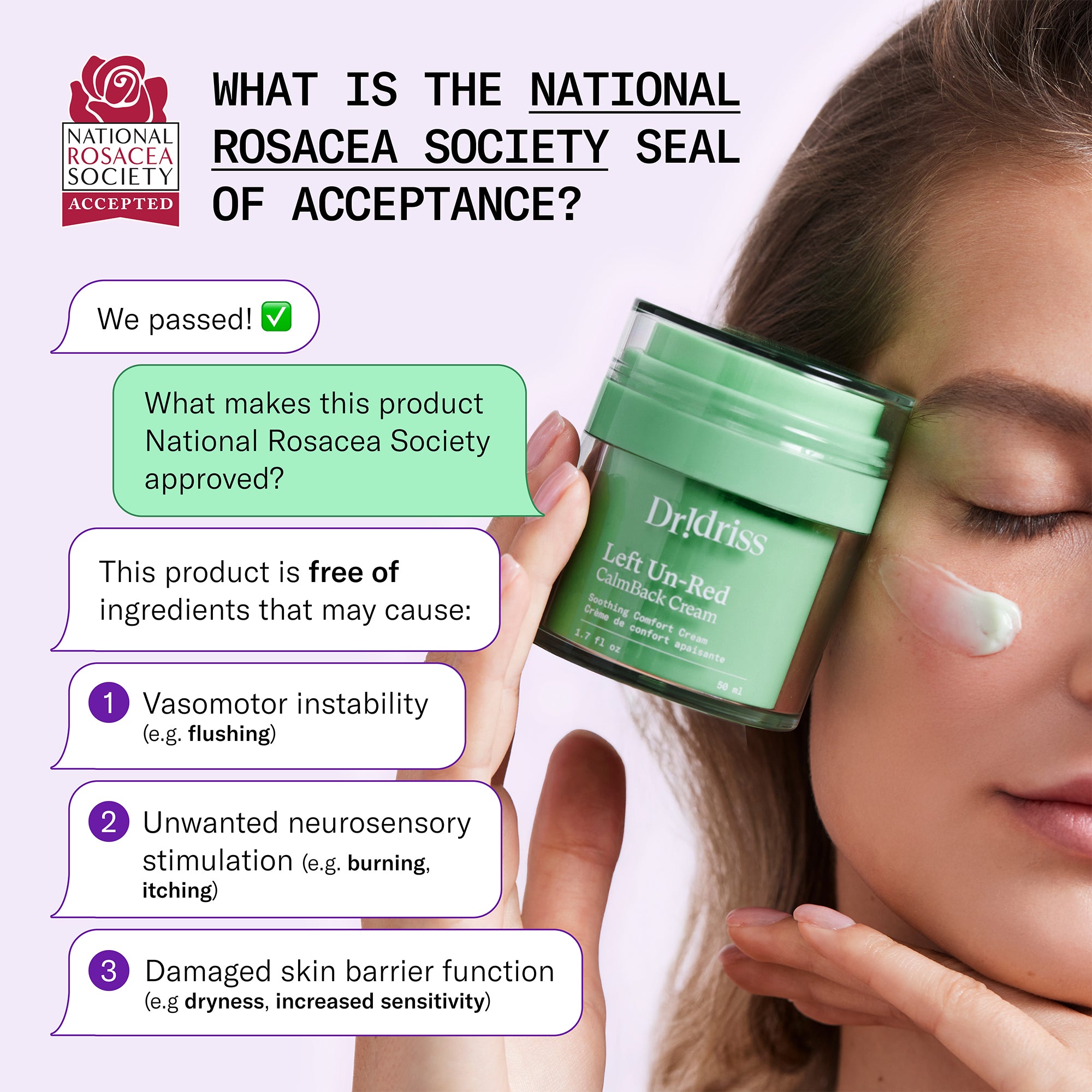 Left Un-Red CalmBack Cream – Dr. Idriss