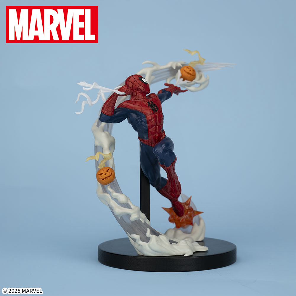 スパイダーマンvsグリーン・ゴブリンの戦闘シーン！セガプライズ