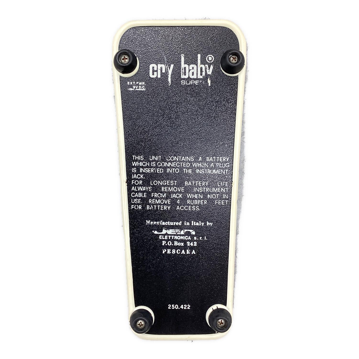 cry baby super ワウペダル 中古品 2026年最新】cry baby super