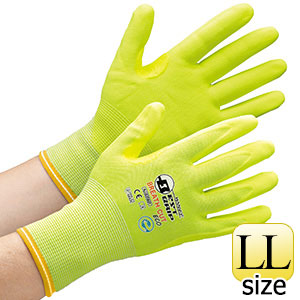 耐切創性手袋 ブレスカットECO NJJ5359QY イエロー LL