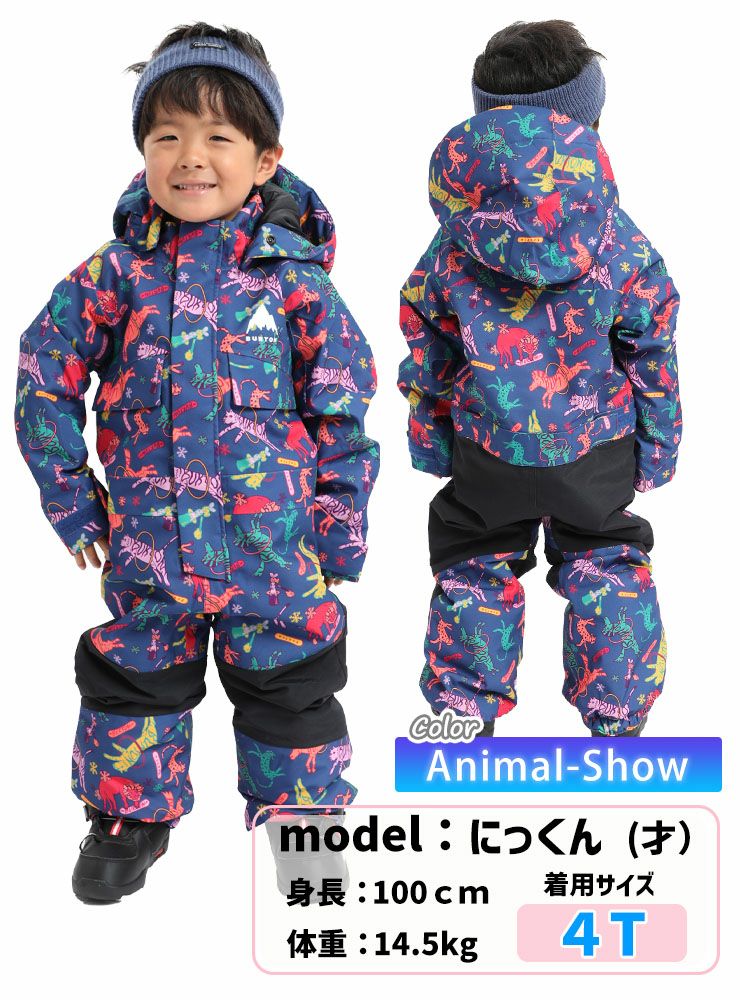 Burton スノーボードウェアセットアップ ネイビー/ピンク子供用