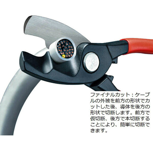 2月の特価品】日本正規品 クニペックス ケーブルカッター (SB) (9511