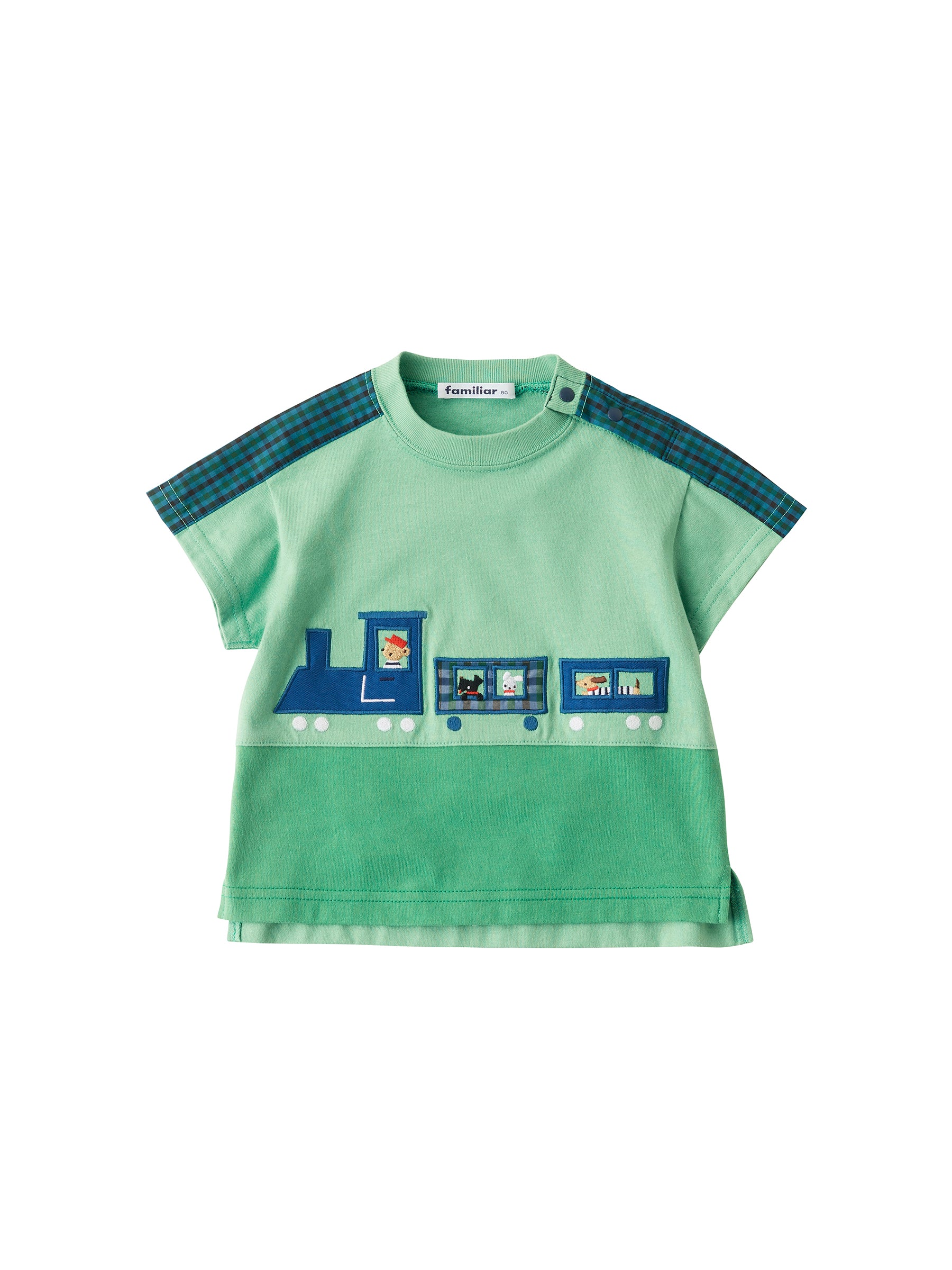 ファミリア familiar ハイネックTシャツ 90 今期 ファミリア familiar