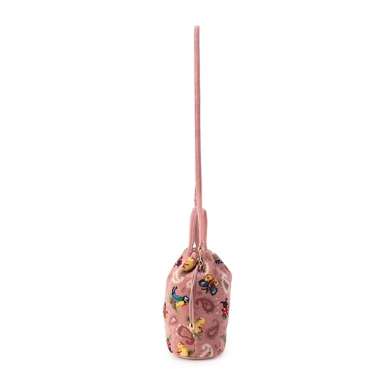 ハイジペイズリー 巾着ショルダーバッグ HPY-257008(ピンク): FEILER
