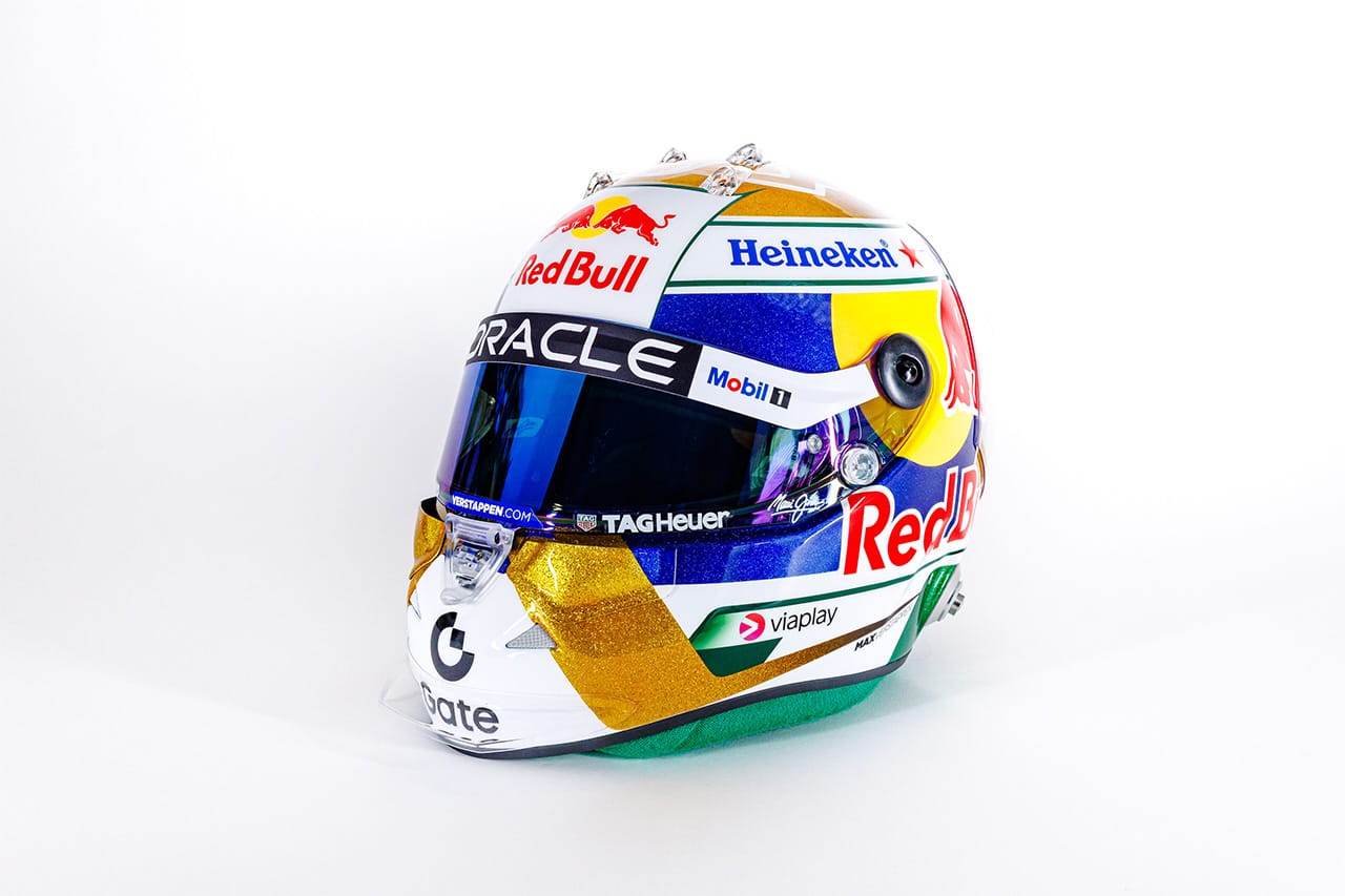 マックス・フェルスタッペン F1ブラジルGPに特別ヘルメット「伝統の