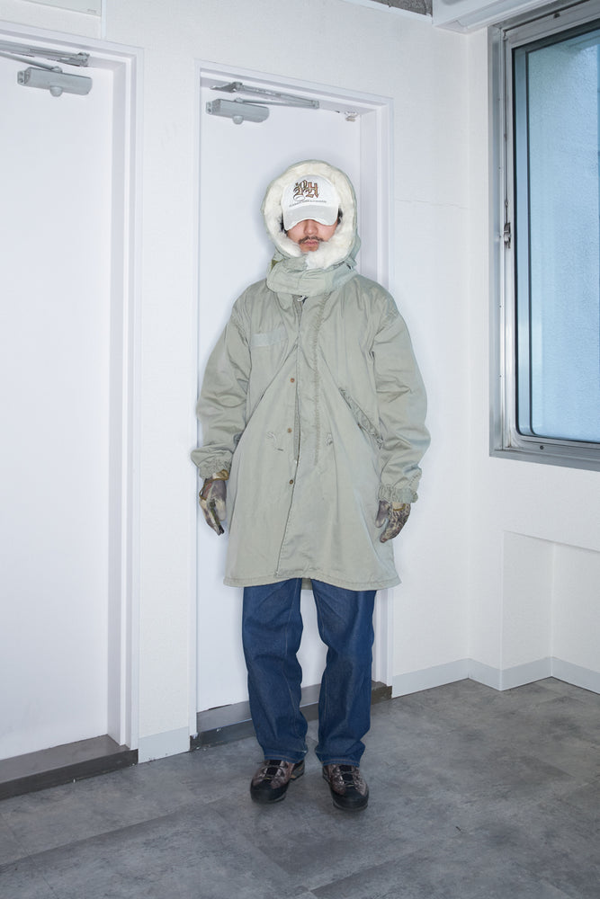 M-65 Fishtail Over-Dyed with Hood Bleach フード付き モッズパーカー